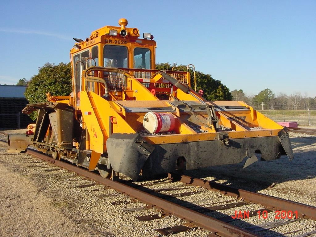 Rail maintenance of way equipment