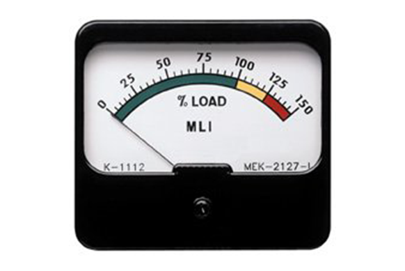 Jewell surface mounted 50 series analog panel meter