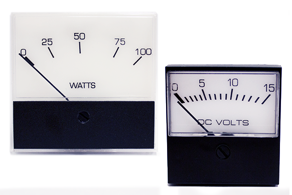 Modutec 0MS & MSQ Series Square Panel Meters