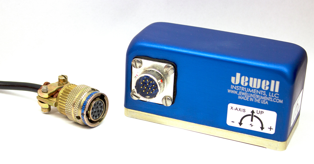 Inclinometer with a shielded cable.